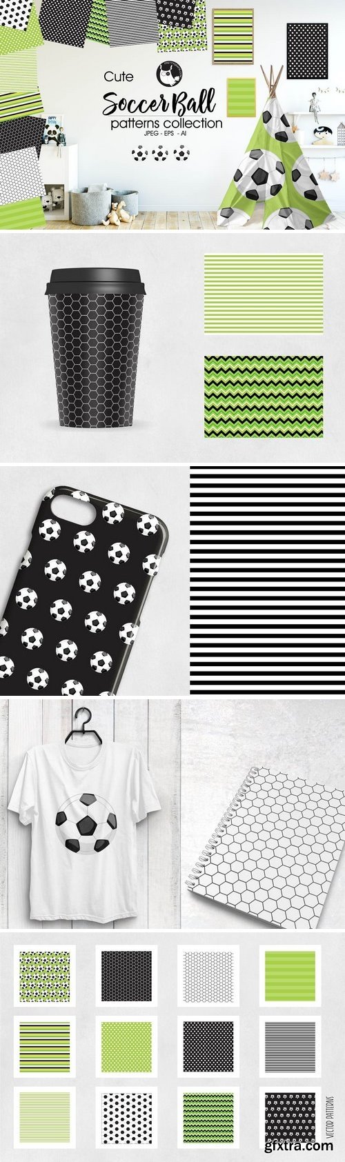 CM - SOCCER BALL Pattern collection 2031948