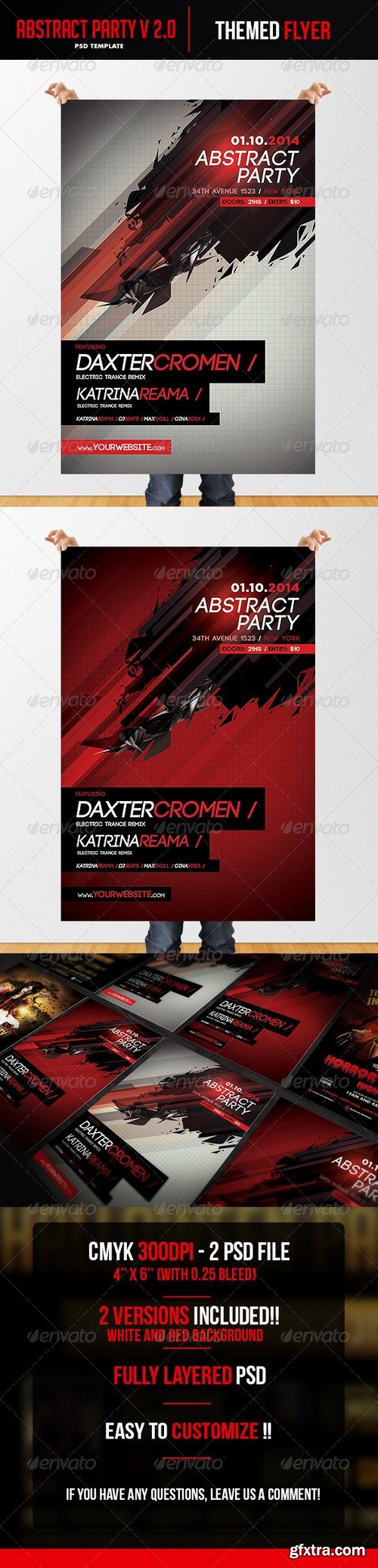 Graphicriver - Abstract V2 Flyer Template 6075993