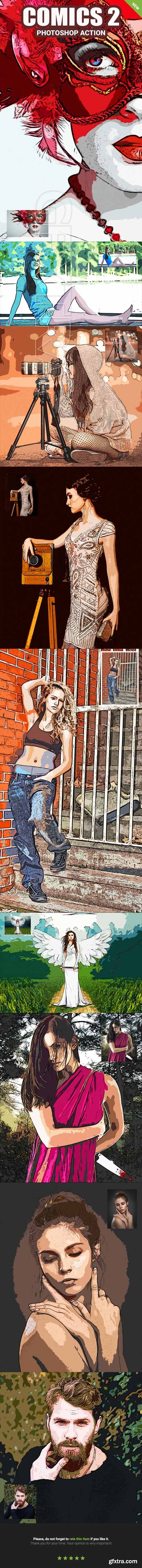 GraphicRiver - Comics 2 Photoshop Action 21626000