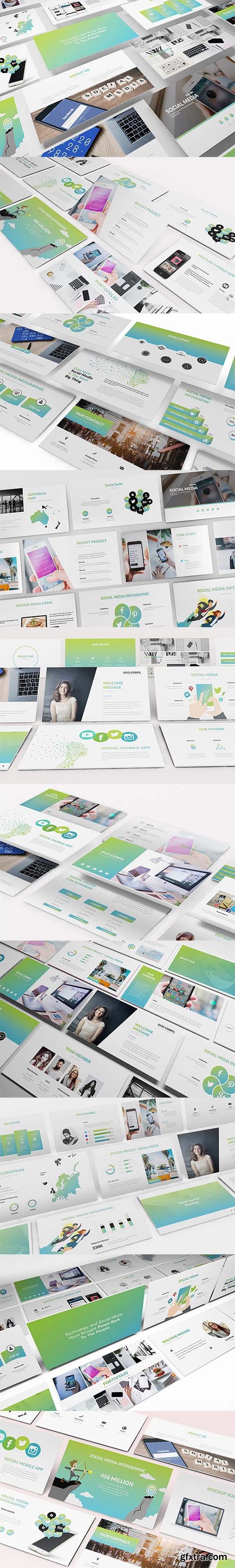 Social Media Powerpoint Template