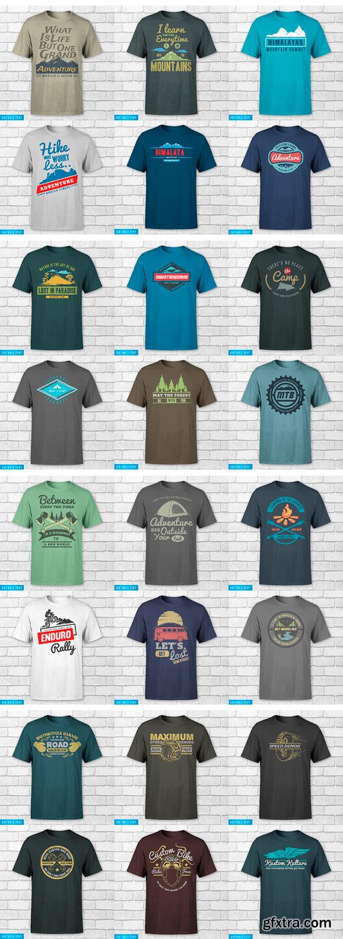 96 T-Shirt Designs 2347742