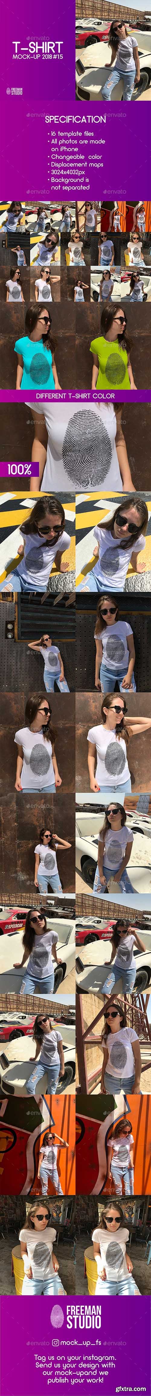 T-Shirt Mock-Up 2018 #15 21671438