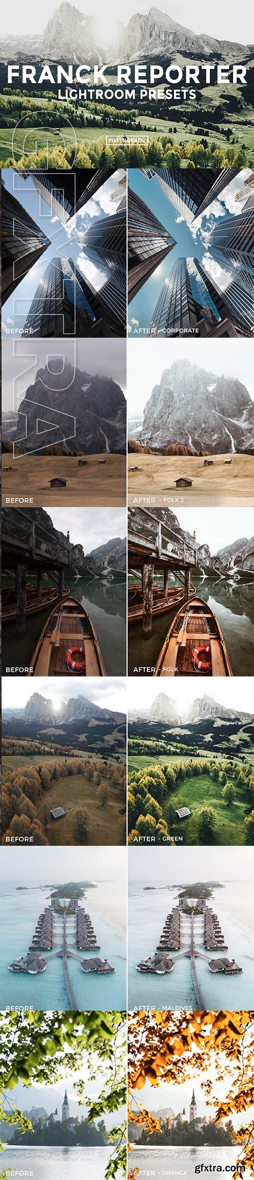 Franck Reporter Lightroom Presets