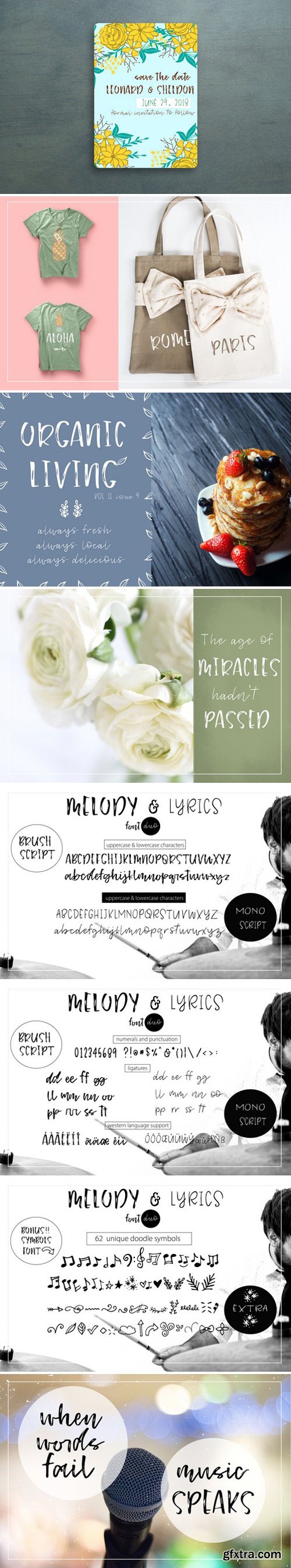 CM - Melody &amp; Lyrics - Font Duo 1624934