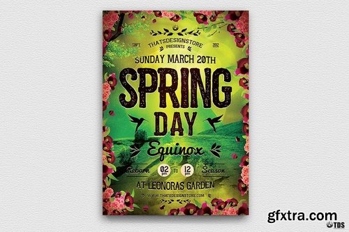 GraphicRiver - Spring Equinox Flyer Template V4 15311358