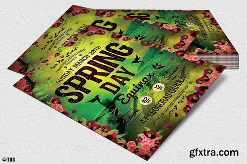 GraphicRiver - Spring Equinox Flyer Template V4 15311358