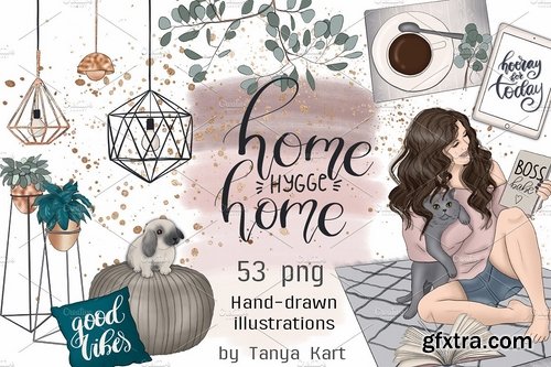 CM - Home Hygge Home Hand Painted Design 2374648