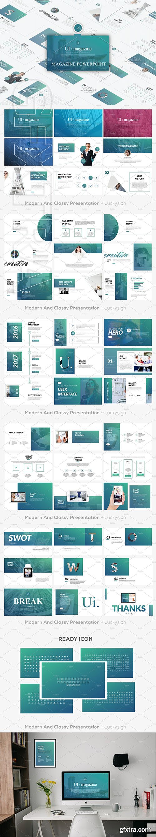 CreativeMarket - Magazine - Presentation Templates 2389710
