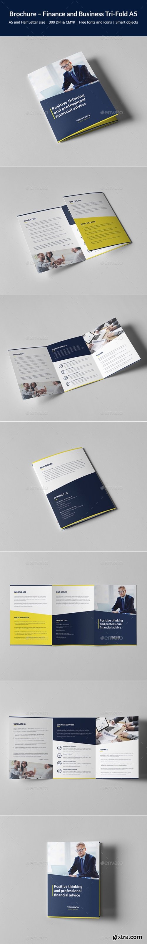 Graphicriver - Brochure &ndash; Finance and Business 4-Fold 21647349