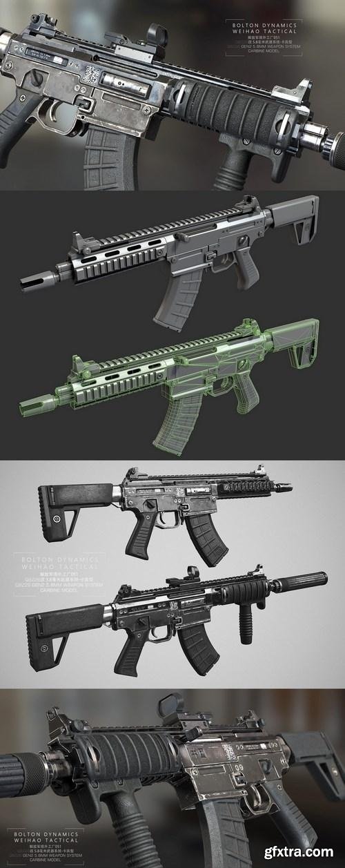 QBZ26 Gen 2 Carbine 3D Model