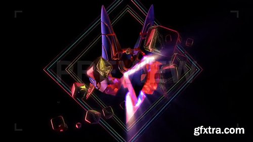 Cracked Anubis Head VJ Loop 73696