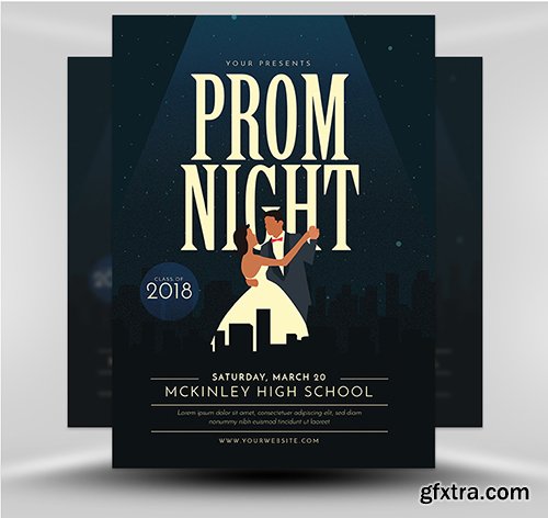 Prom Night Flyer Template v4 Prom Night Flyer Template v4