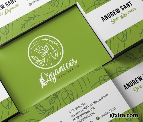 Organic Store Business Card