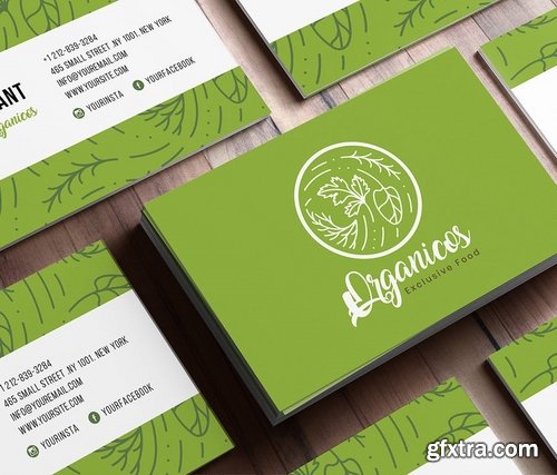 Organic Store Business Card