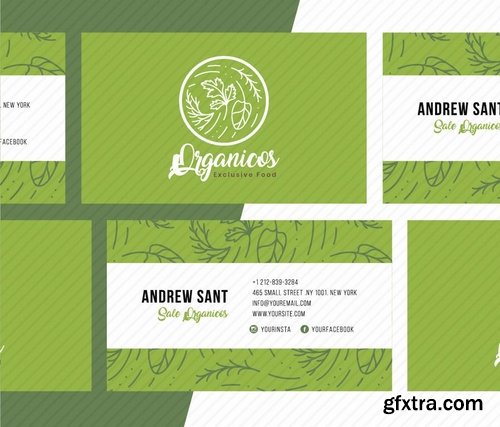 Organic Store Business Card
