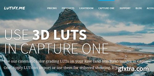 Lutify.me 3D LUTs for Capture One