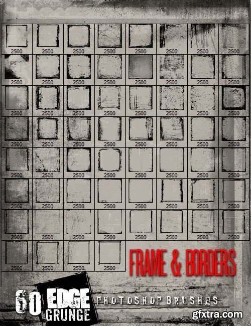 Ron's Edge Grunge Photoshop Brushes