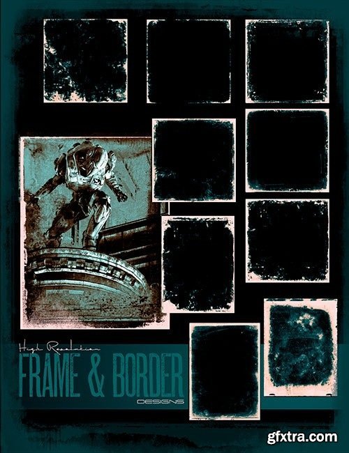 Ron's Edge Grunge Photoshop Brushes