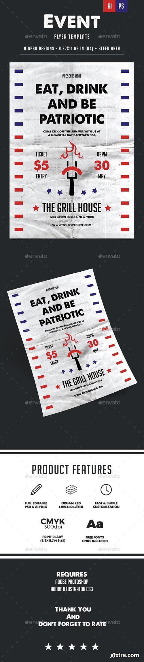 Memorial Day BBQ Flyer 16125107