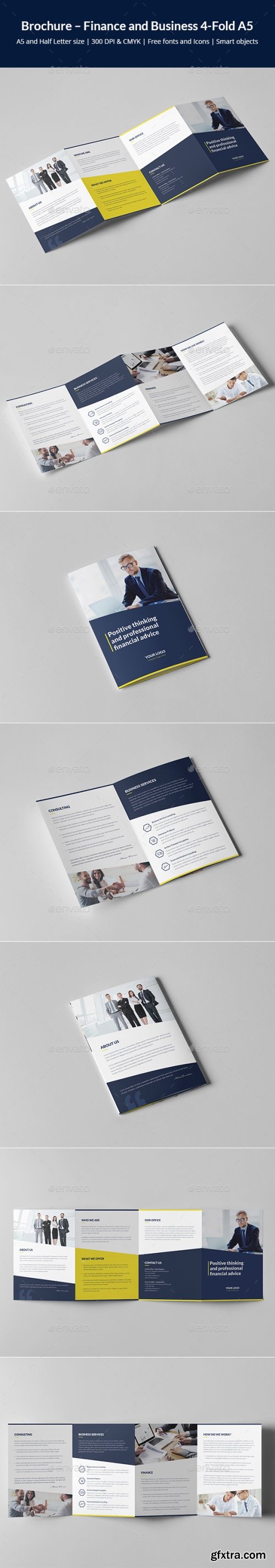 Graphicriver - Brochure &ndash; Finance and Business 4-Fold A5 21720711