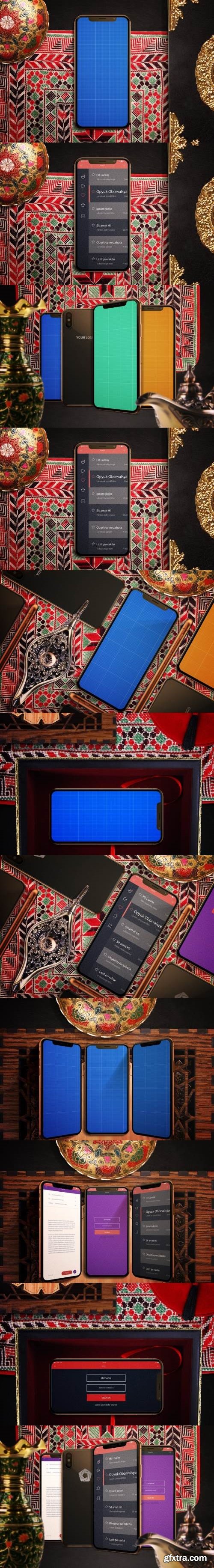 Arabic iPhone X Mockup