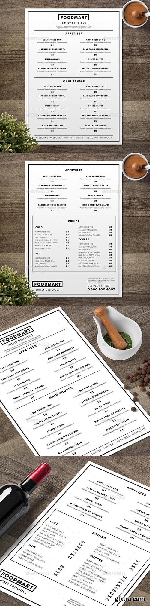 Simple Restaurant Menu 04 19243515