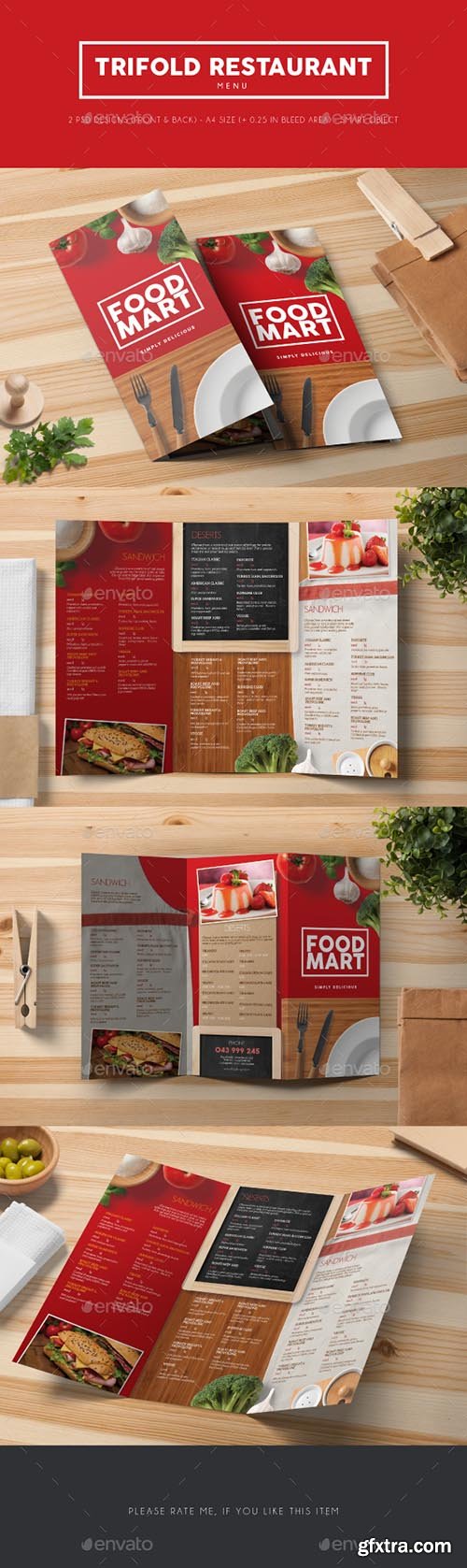 Trifold Restaurant Menu 13121051