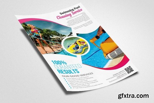 CM - Swimming Pool Cleaning Service Flyer 2371647