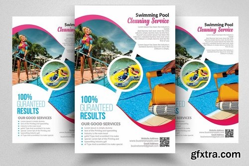 CM - Swimming Pool Cleaning Service Flyer 2371647