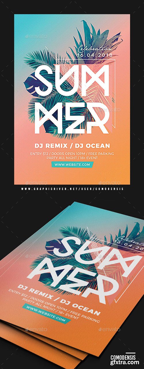 Summer Party Flyer 21741760