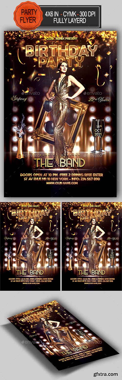 Birthday Flyer 21743477