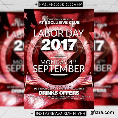 Labor Day Celebration – Premium A5 Flyer Template