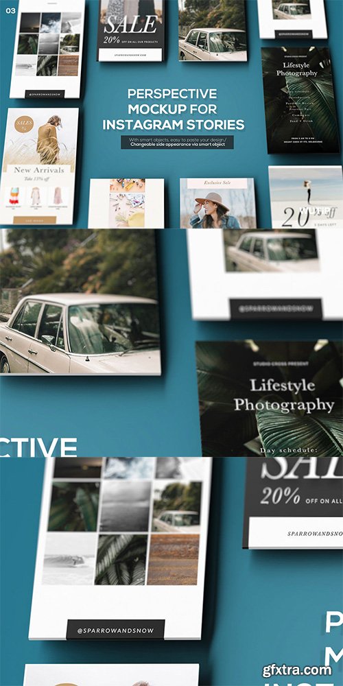 Perspective Mockup for Instagram Stories 03 Perspective Mockup for Instagram Stories 03