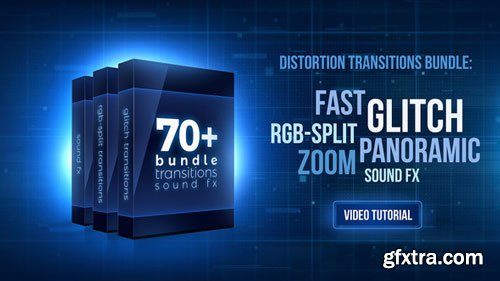 Videohive - 70+ Bundle: Glitch and RGB-split Transitions, Sound FX - 21470574