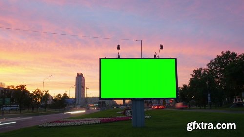 billboard green screen