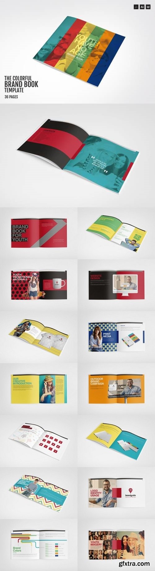 CM - The Colorful &ndash; Brand Book Template 396008