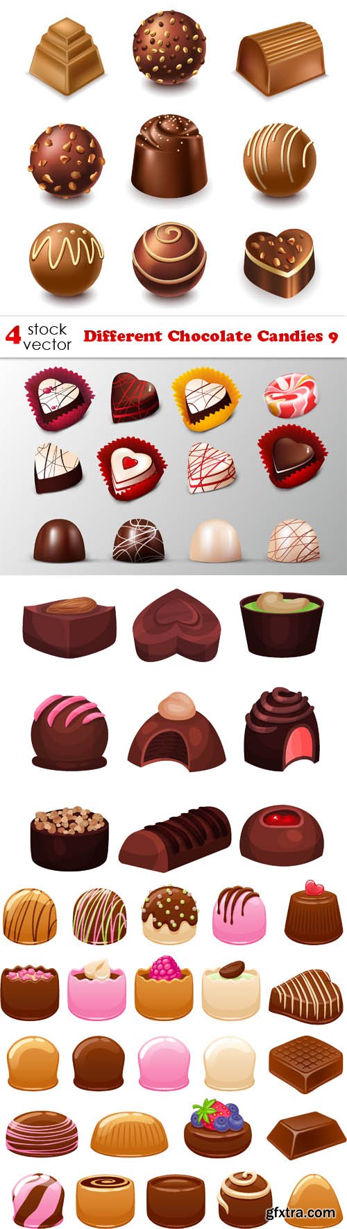 Vectors - Different Chocolate Candies 9