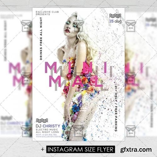 Quest Dj Night – Premium A5 Flyer Template Quest Dj Night – Premium A5 Flyer Template