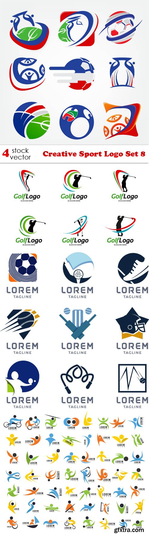 Vectors - Creative Sport Logo Set 8