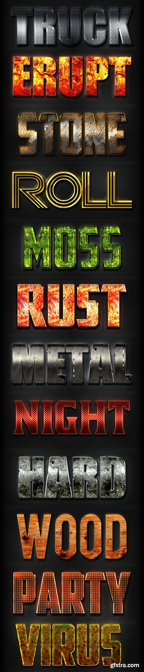 12 Awesome Text Effect for Photoshop 12 Awesome Text Effect for Photoshop