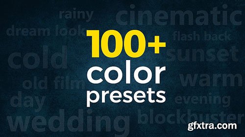 Videohive - 3-in-1 Pack: 100+ Cinematic & Wedding Color Presets - 21630012