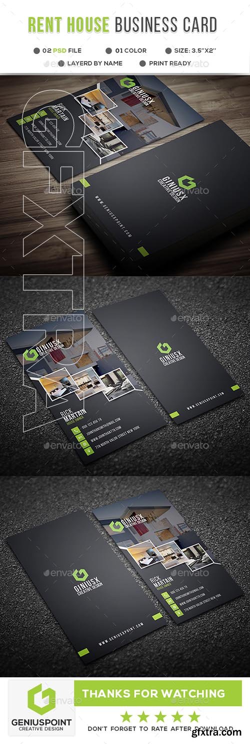 GraphicRiver - Rent A House Business Card 21736920