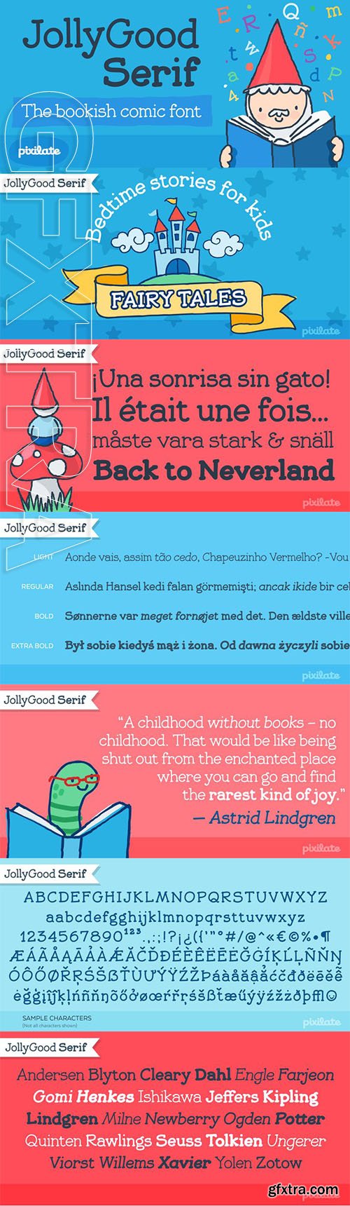 JollyGood Serif font family