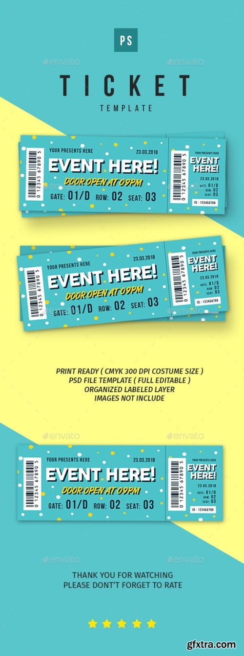 Graphicriver - Event Ticket vol.5 21787295