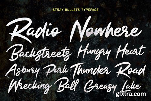 Stray Bullets Font Family
