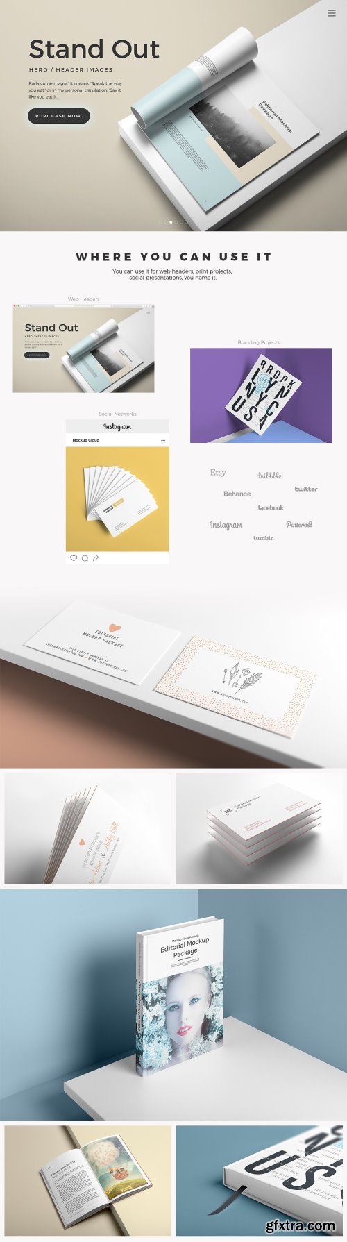 CM - Editorial Mockup Package 1575499