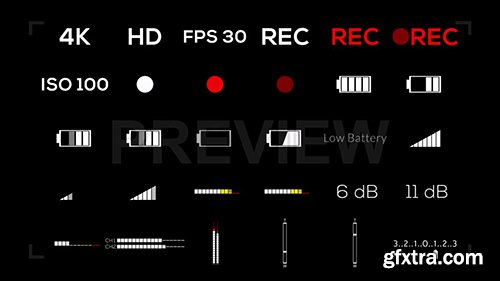 46 Camera Screen Elements 77923
