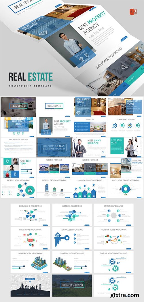 Real Estate Powerpoint Template Real Estate Powerpoint Template