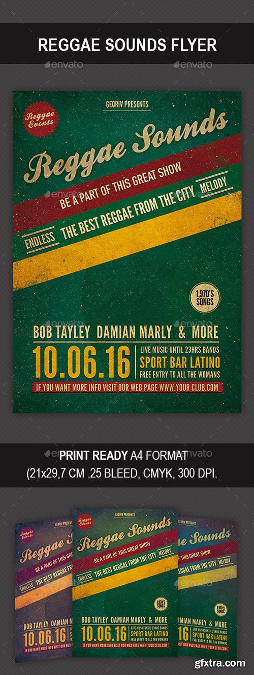 Reggae Sounds Flyer 10185538 Reggae Sounds Flyer 10185538