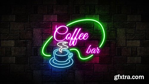 Neon Coffee Bar 78199